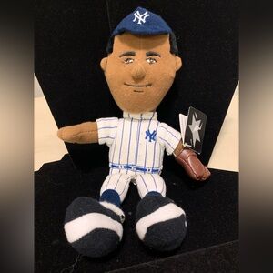 Bernie Williams 1999 Rare Baseball Player Plush Toy with Cap 12 Inches NWT